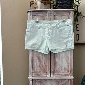 O'Neill Mint Green Denim-Style Women's Shorts